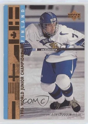1995-96 Upper Deck World Junior Champions Antti-Jussi Niemi #549 Rookie RC - Image 1 of 2