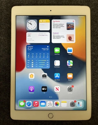 Apple iPad Air 2 A1567 9.7" 16GB Gold Wi-Fi + Cellular Unlocked Very Good - Image 1 of 4