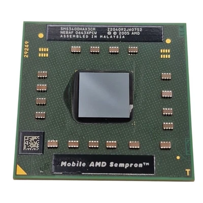 AMD Mobile Sempron 3400+ SMS3400HAX3CM CPU Processor 1.80GHz cache Socket S1G1 - Image 1 of 4