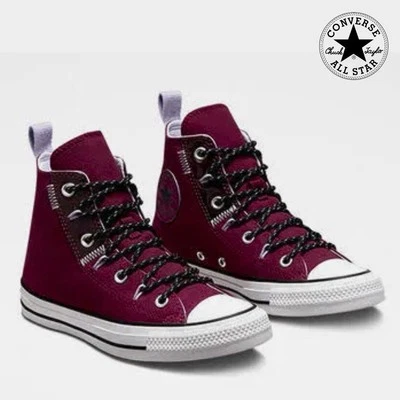 Converse CTAS Trek Craft High Unisex M8/W10 Dark Beetroot EUC Clean Casual - Image 1 of 4