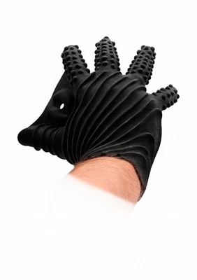 Pleasure Fister Textured Fisting Silicone Glove Textured Water Proof Stretchy - Image 1 of 2