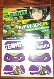 Eyeblack Jr. Strips Nickelodeon Teenage Mutant Ninga Turtles Football Baseball - Picture 1 of 1