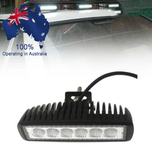 1pc 18W 6"Led Work Light Bar Flood Beam - Picture 1 of 11