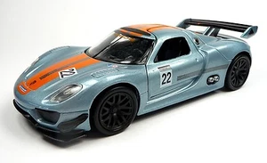 Rareza: modelo de coche Porsche 918 RSR de moldeo por inyección aprox. 12 cm mercancía nueva de WELLY - Imagen 1 de 4
