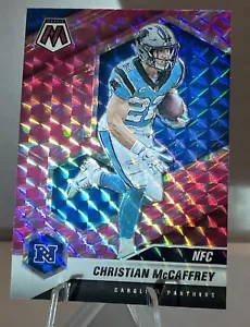 🔥Christian McCaffrey - Panthers / 49ers - 2021 Mosaic NFC Pink Mosaic Prizm 🔥 - Picture 1 of 4