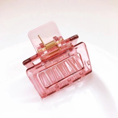 Mujeres Niñas Cuadrado Hueco Pinza de Pelo Pinza de Cangrejo Pasadores Horquilla Prendas para la cabeza Foto 1 de 4