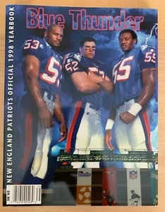 1998 New England Patriots Yearbook NFL Bledsoe McGinest Law Vinatieri - Picture 1 of 1