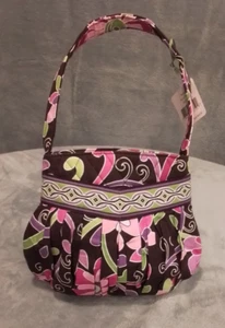 Vera Bradley Púrpura Punch Hannah Bolso de Mano Plisado Mini Cartera Bolso Pequeño Boho Nuevo con Etiquetas - Imagen 1 de 17