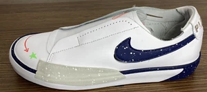 Nike Blazer Slip Planet Of Hoops Womens Size 6 Low Cut Sneaker, B Grade, Slip On - Picture 1 of 8