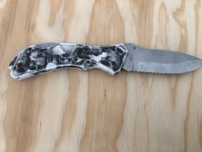 FROST Cutlery-USA-knife folding china Blade Stainless Lockback — Great Condition - Imagem 1 de 4