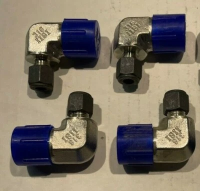 Parker CPI 4-8 CBZ-SS Male Elbow 1/4" Tube X 1/2" MNPT Tube Fitting (Lot of 4) - Image 1 of 4