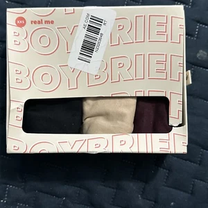 American Eagle Aerie Real Me Cotton Boy Brief 3 Pack Size XX Small NEW IN BOX - Picture 1 of 2