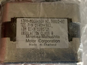 Minebea- Matsushita 6-Pin Hybrid Stepping Motor 17PM-M008-16V IBM PN: 40N4983 - Picture 1 of 8