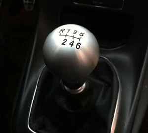 6 Speed Aluminium Gear Shift Knob M12x1.25 fits Toyota 86 Subaur WRX BRZ Black - Picture 1 of 2