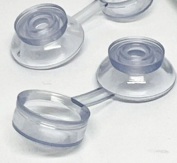 100 CORRUGATED PVC ROOFING PLASTIC SCREW COVER CAP CLEAR STRAP ONDULINE VISTALUX