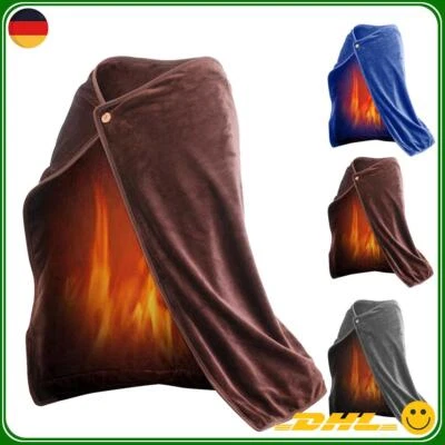 USB Elektro Heizung Heizdecke Warm Thermische Mantel Unisex Winter Schal Decke - Bild 1 von 4