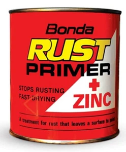 Bonda Rust Primer Zinc All Sizes - Stops Rusting & Leaves Surface Ready To Paint - Picture 1 of 10