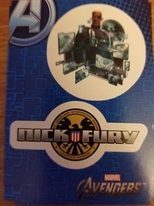 Tarjeta adhesiva 2012 Upper Deck Avengers Assemble #S13 Nick Fury Chase como nueva - Imagen 1 de 1