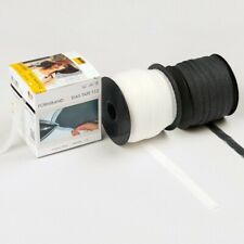 Meterware - Vlieseline SB Formband 12mm schwarz weiss zum aufbügeln