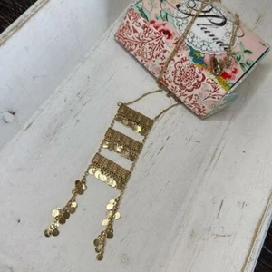 Plunder Design Vintage Gold Boho Necklace - Picture 1 of 2