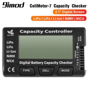 9IMOD RC CellMeter-7 Digital Comprobador de Capacidad de Batería LiPo LiFe Li-ion NiMH Nicd - Imagen 1 de 15