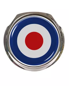 MOD Target Car Grille Badge - FREE FIXINGS - Foto 1 di 3