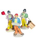 Emmett Kelly Jr. Signature Collection Lot of 3 clown figurines 