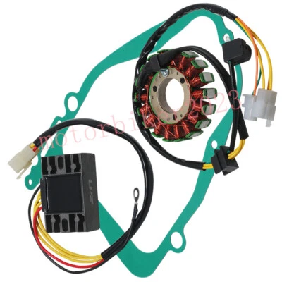 Para Estator Suzuki + Rectificador de Voltaje + Junta 32101-38302 GN250 GN250E 1982-94 Foto 1 de 4