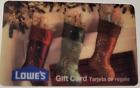 Lowe's Christmas Stockings 2006 Lenticular Gift Card ( $0 )