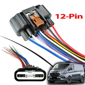 12Pin For Ford Transit Custom 18-24 Windshield Wiper Motor Connector Plug Wiring - Picture 1 of 7