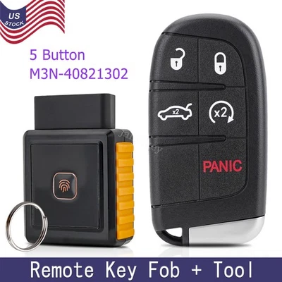 5B Remote Key Fob + Programmer Tool for 2011 - 2014 Chrysler 300 M3N-40821302 - Image 1 of 4