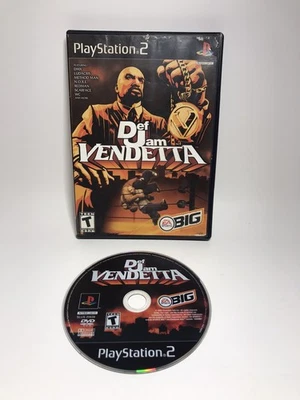 Def Jam Vendetta (Sony Playstation 2, 2003) With Disc and Case (No Manual) - Image 1 of 4