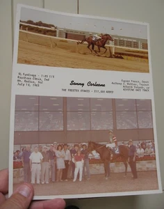 Freetex Stakes 1981 Winner's Circle Photo SONNY CORLEONE-8x10 Keystone Racetrack - Picture 1 of 4