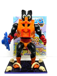 Vintage He Man 1983 Stinkor mit Comic Masters Of The Universe MOTU mit Ständer. - Bild 1 von 6