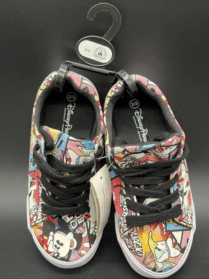 Sapatos juvenis Mickey Mouse e amigos parques da Disney tira quadrinhos tamanho 2/3 - Imagem 1 de 4
