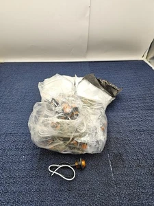 (QTY 100) GUWA 3/4 Inch Round Amber LED Sealed Side Marker Indicator Light - Picture 1 of 5