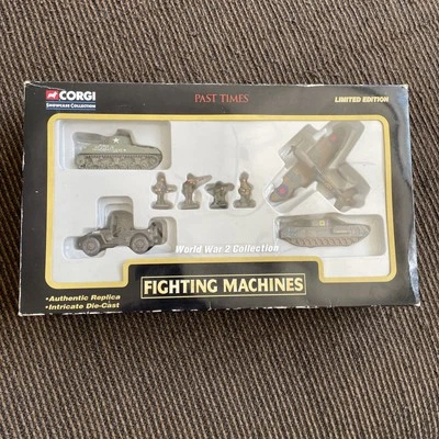Corgi Fighting Machines World War 2 Collection Die-Cast Past Times 60056 WW2 - Image 1 of 4