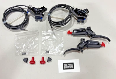 SRAM Code Silver Stealth Disc Brake and Lever. Front and Rear. No Brake Clamps - Image 1 of 4