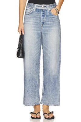 -New Rag & Bone Miramar Andi Wide Leg Cotton Terry Pants In Scarlet. Size 30 - Image 1 of 4