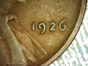 1926 Lincoln Wheat Penny error in Liberty #P10F1 - Picture 1 of 7