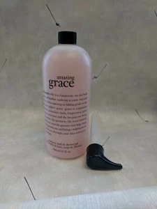 PHILOSOPHY AMAZING GRACE SHAMPOO, BATH & SHOWER GEL NEW & SEALED! Pump ~ 32 OZ