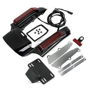 LED Light Rear Fender Fascia Kit Fit For HarleyTouring Electra Glide 2014-2023 - Picture 1 of 13