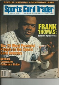 ORIGINAL Vintage Aug 1993 Sports Card Trader Magazine Frank Thomas