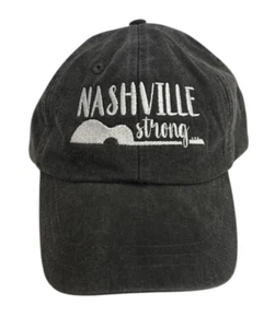 Baseballmütze Kappe Nashville Strong Music City Tennessee schwarz neu mit Etikett - Bild 1 von 10