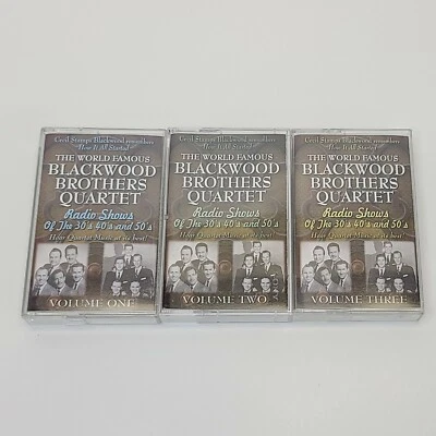 THE BLACKWOOD BROTHERS QUARTET Radio Shows of  30s 40s 50s VOL 1 - 3...CASSETTES Foto 1 de 4