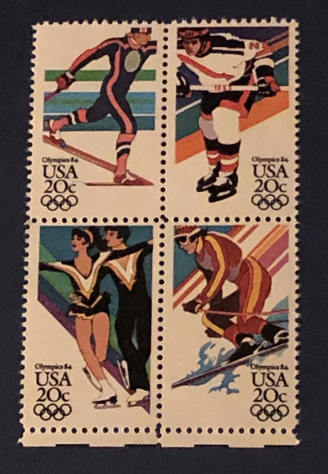 1984 MNH 20 cent 1984 Olympics, Scott No. 2082-2085 - Image 1 of 1