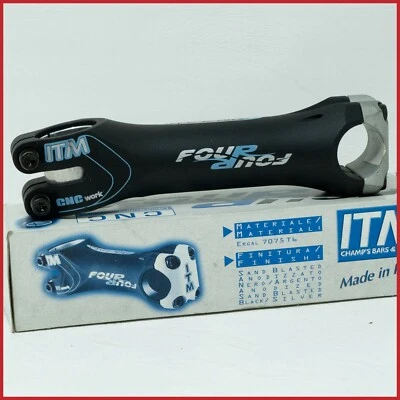 NOS ITM FOUR CNC AHEAD STEM 130 1 1/8 25.8 mm THREADLESS AHEADSET VINTAGE OLD - Image 1 of 4