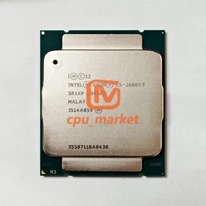 Intel Xeon E5-2680v3 SR1XP 2.5GHz 12 Cores 120W LGA2011-3 CPU Processor 2680 v3 - Picture 1 of 2