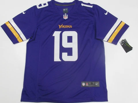 NWT Adam Thielen #19 Minnesota Vikings On-field Limited Game Men's Jersey Purple Cover