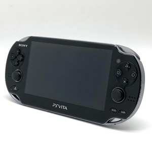 SONY PS Vita PCH-1100 Crystal Black Wi-Fi OLED FW:3.63 Console only